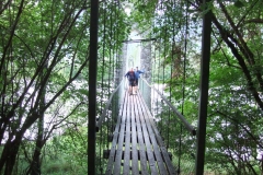 Innhängebrücke vor Stams