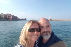 Sonne pur am venezianischen Hafen im  Chania