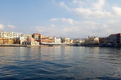 Sonne pur am venezianischen Hafen im  Chania