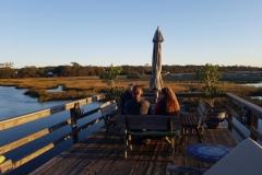 Sundowner auf dem Sonnendeck