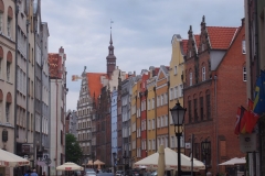 bunte Fassaden in Danzig