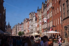 bunte Fassaden in Danzig
