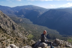 Blick auf Delphi von oben