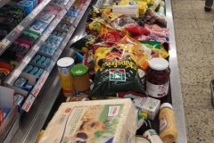 einmal das Kassenband voll bitte - Großeinkauf für Skandinavien