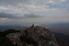 Auf dem ersten Gipfel