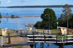 die Schleusenanlage bei Berg