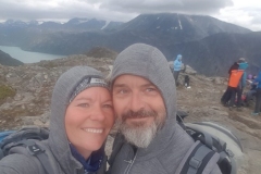 Wanderung über dem Knutshoe