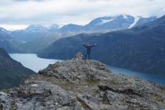 Wanderung über dem Knutshoe
