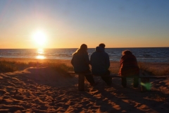 beginnender Sonnenuntergang bei Mikeltornis