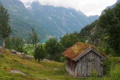 auf dem Weg zur Gletscherzunge Brenndalsbreen