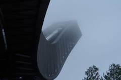 der Holmenkollen bei unserer Ankunft