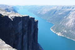 Blick vom Kjerag auf den Lysefjord