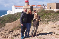 Andrea mit Bo und uns