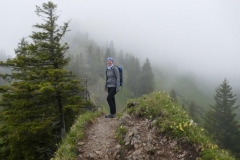 ... auch im Nieselregen