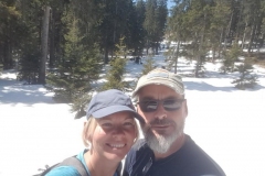 im März war noch Schnee im bayerischen Wald