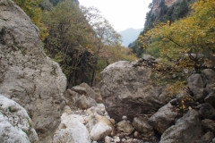 die Felsen werden größer ...