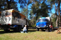 unser Stellplatz im Santee Coastal Preserve