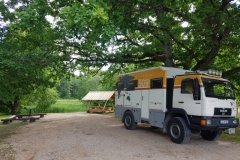 Unser erster RMK-Stellplatz im Soomaa NP