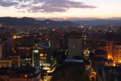 Tirana at sundown