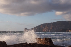 Strand bei Fontanamare - im Hintergrund der Pan di Zucchero